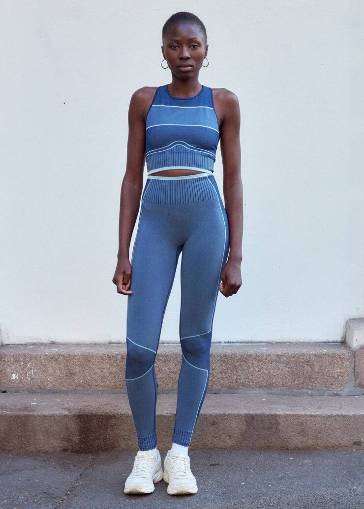 Mapping Tights, Midnight Blue