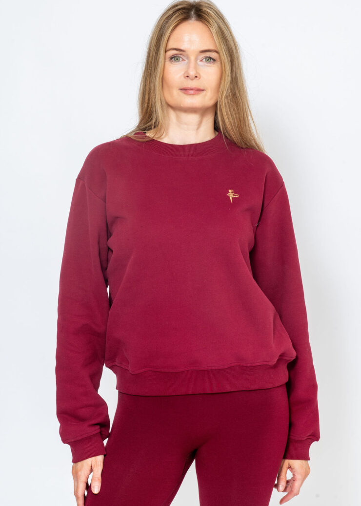 Every Body, Nova Crewneck, Dark Berry