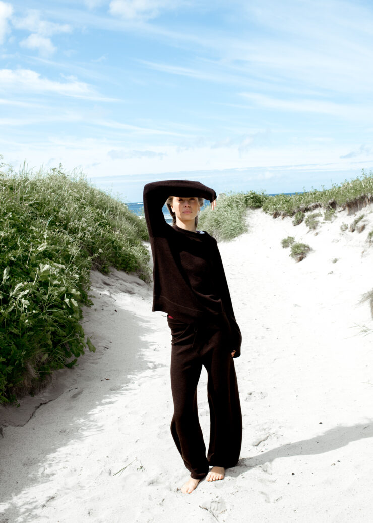 Relax Merino Trouser, Hot Coffee